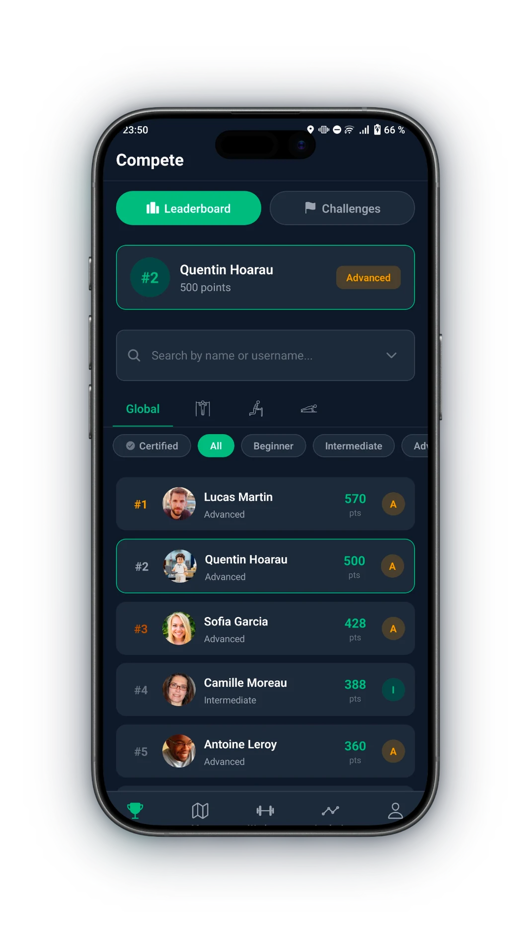 Onbars app screenshot