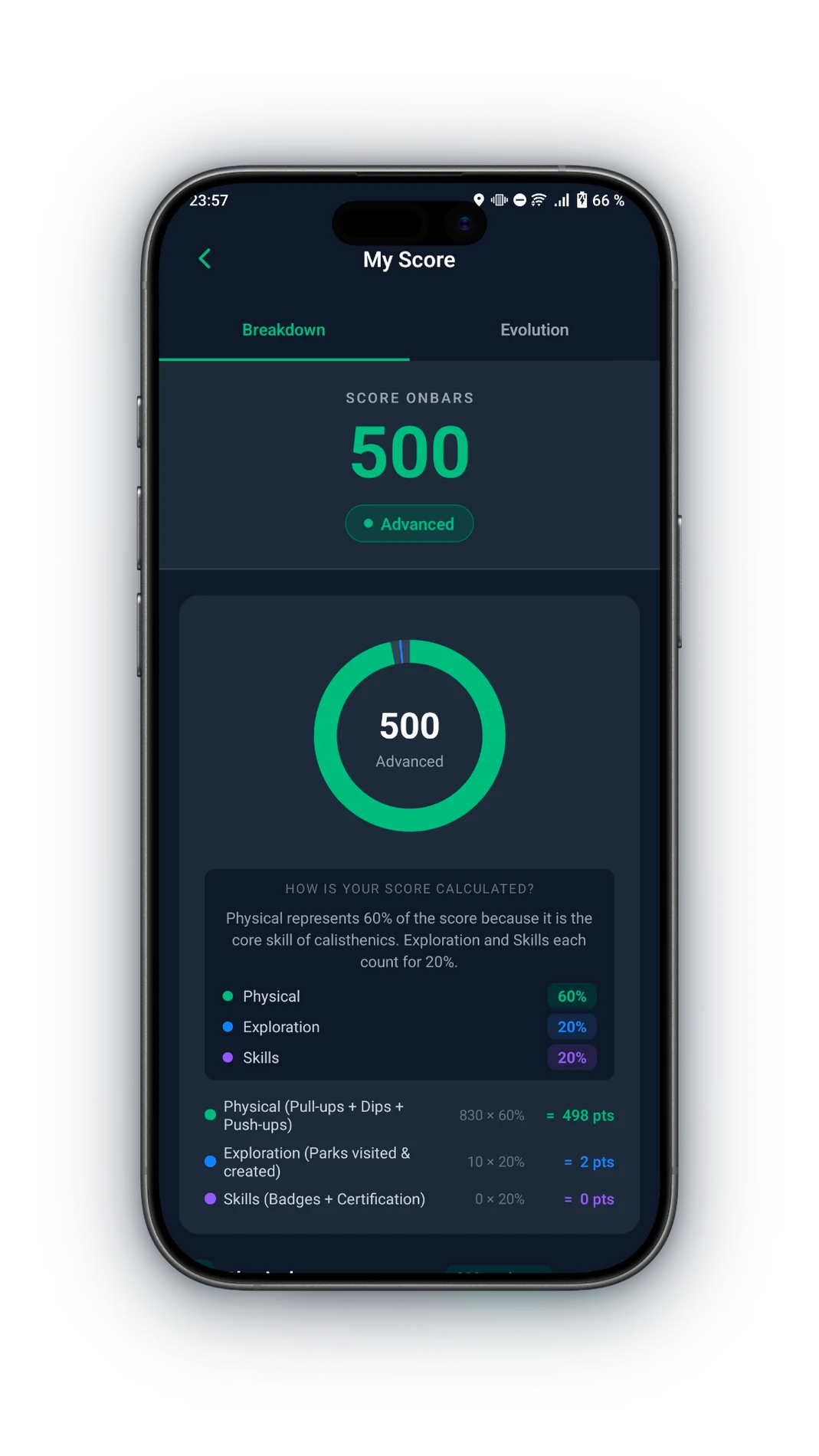 Onbars app screenshot