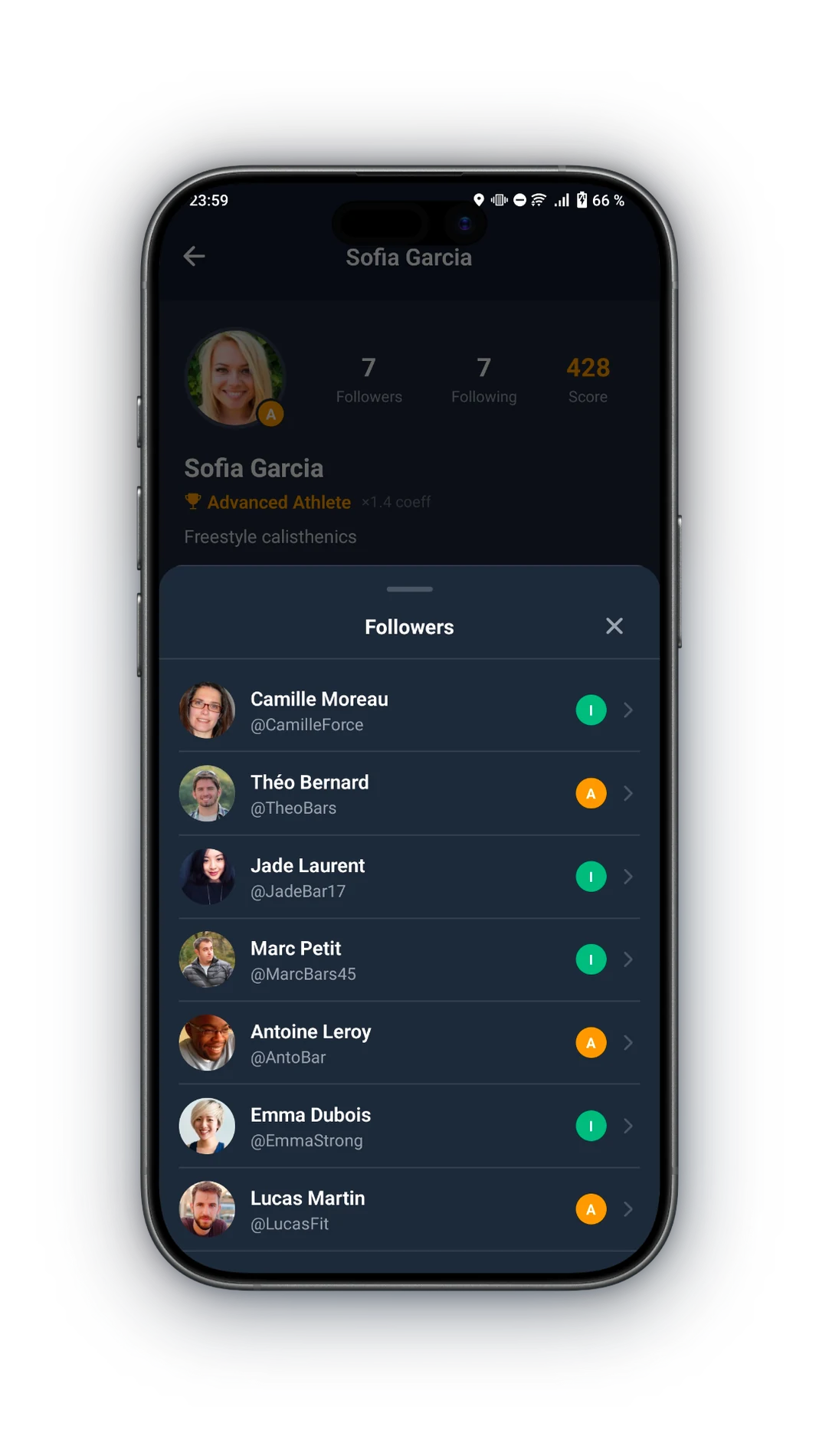 Onbars app screenshot